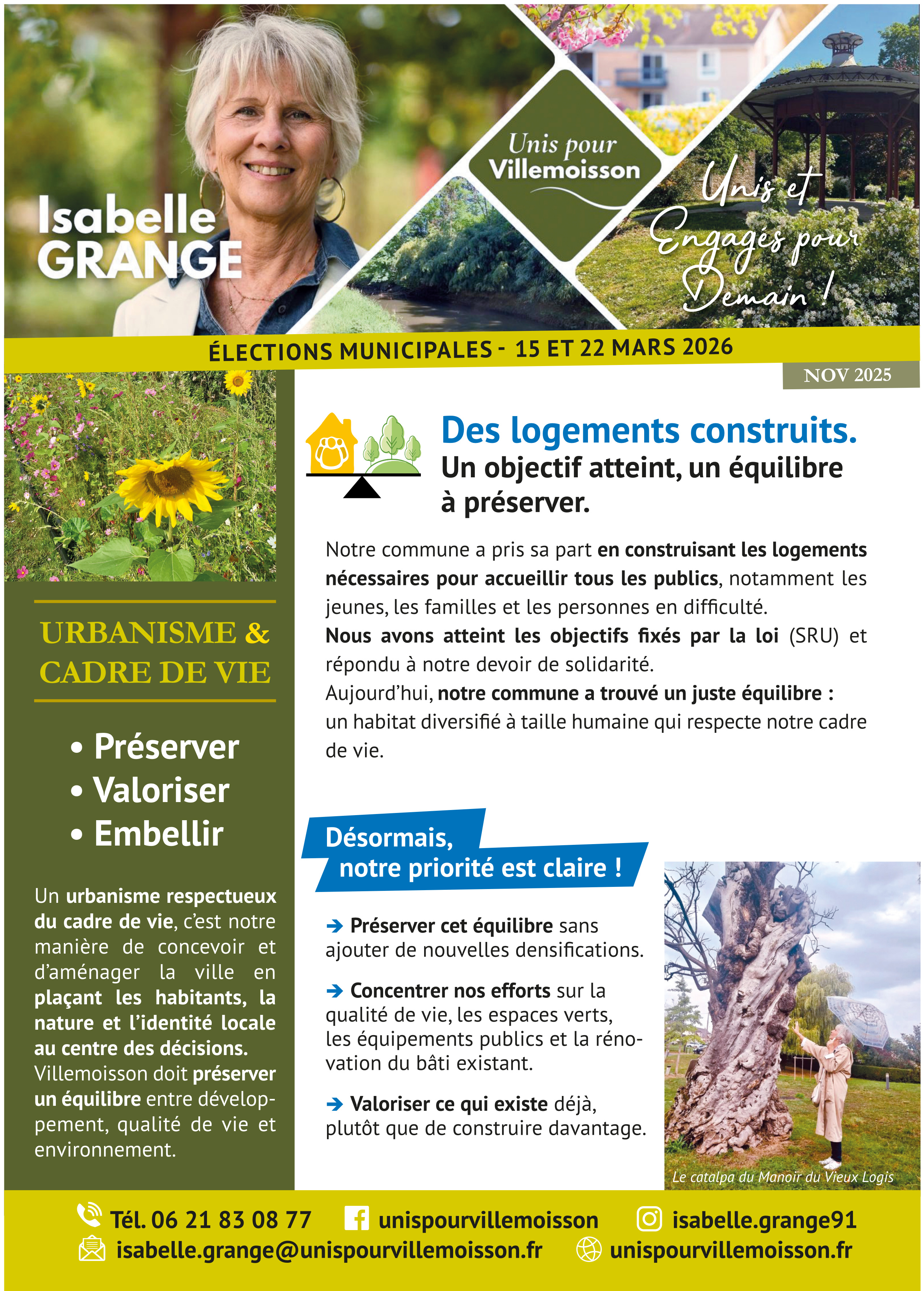 tract Novembre 2025. Recto.